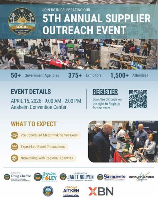 Image for SoCal Procurement Alliance 5th Annual Supplier Outreach