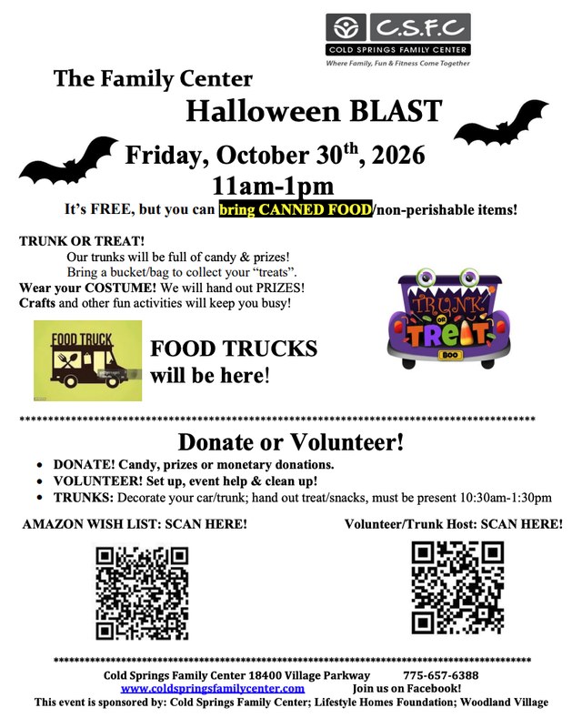 Image for Cold Springs Family Center 2026 Vendor Events