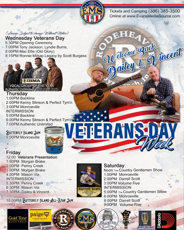 Image for 2026 Palatka Fall Bluegrass Festival