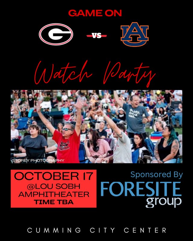 Image for GA vs. AU Game Day Watch Party