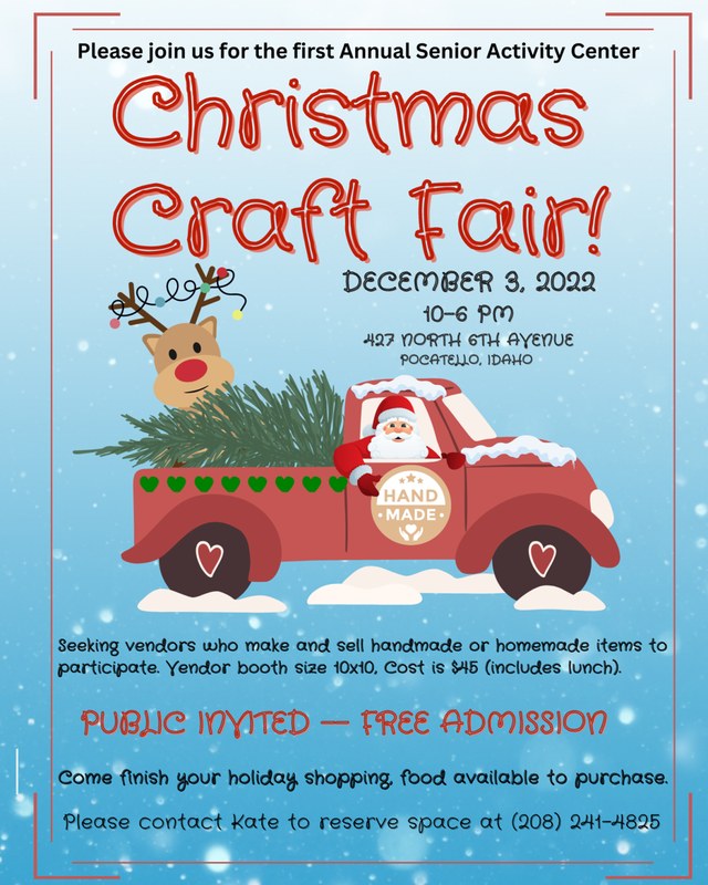 Image for Senior Activity Center Christmas Craft Fair