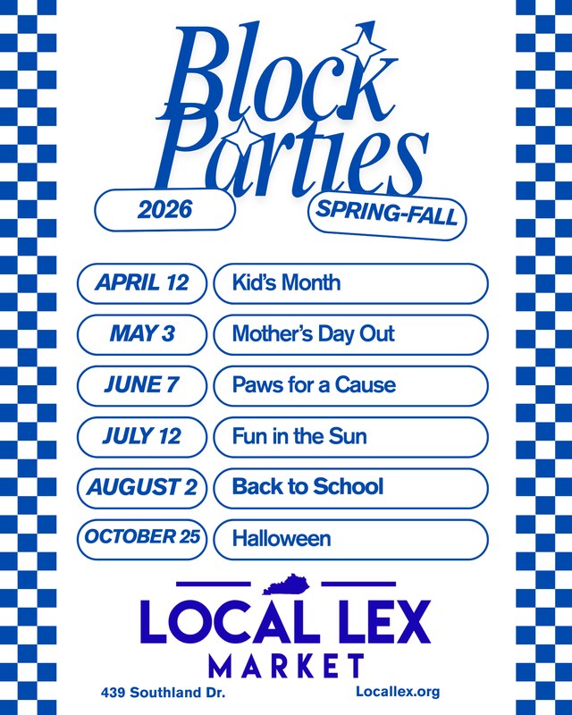 Image for Local LEX Market Sunday Block Parties 2026