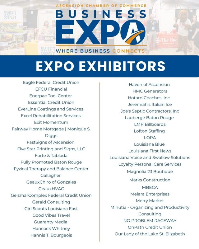 Image for Ascension Chamber of Commerce Business Expo Presented by Chevron