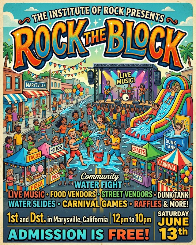Image for Rock the Block: Community Water Fight
