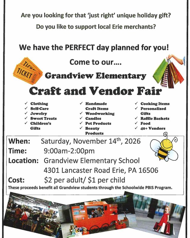 Image for Grandview Elementary Craft & Vendor Fair