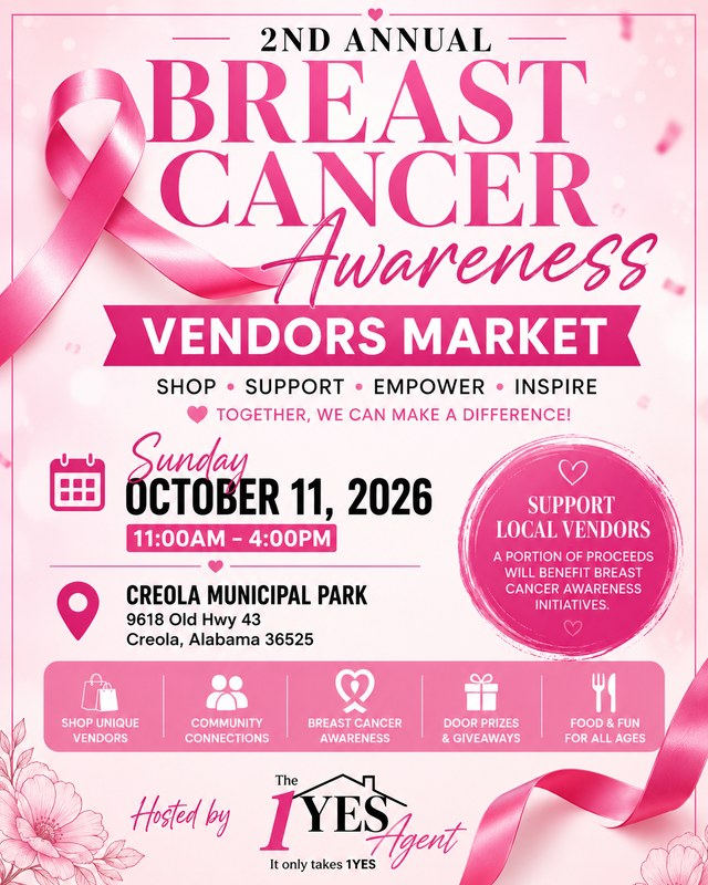 Image for 2nd Annual Breast Cancer Awareness Vendor Market