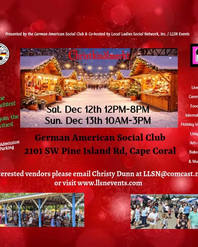 Image for Christkindlmarkt – German American Social Club Christmas Festival