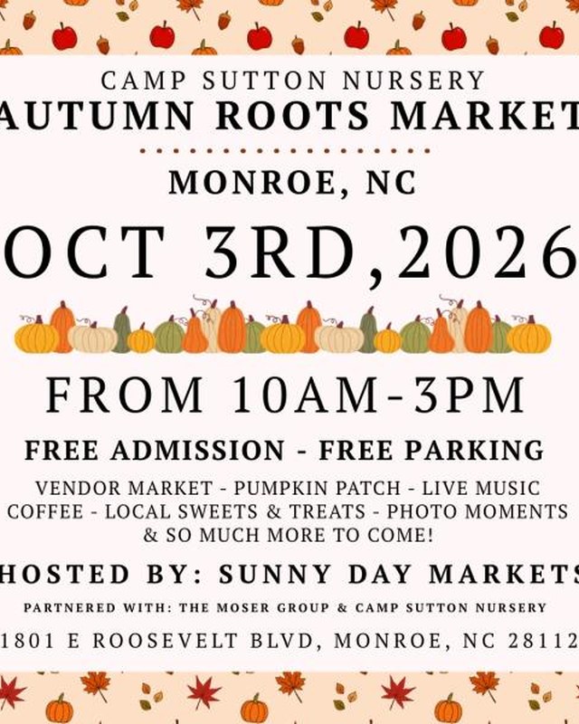 Image for Autumn Roots Market Camp Sutton