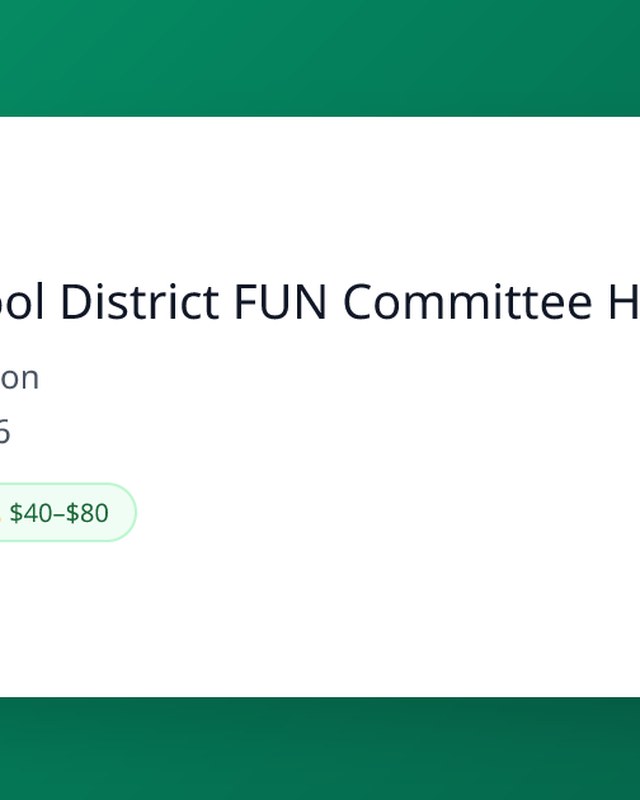 Image for Mukilteo School District FUN Committee Holiday Bazaar