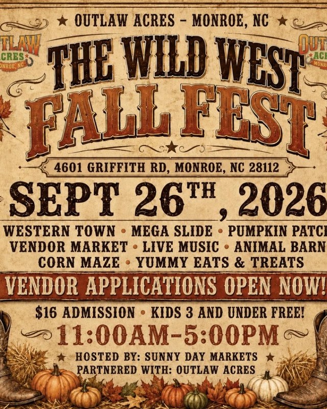 Image for The Wild West Fall Fest at Outlaw Acres
