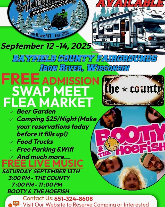 Image for Northern Adventures Snowmobile Club Swap Meet, Craft Show & Flea Market