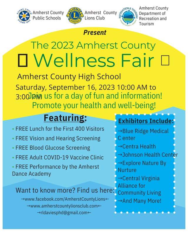 Image for Amherst County Wellness Fair