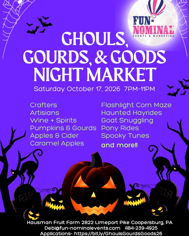 Image for Ghouls, Gourds, & Goods - Outdoor Night Market
