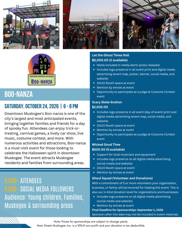 Image for Downtown Muskogee Halloween Boo-nanza