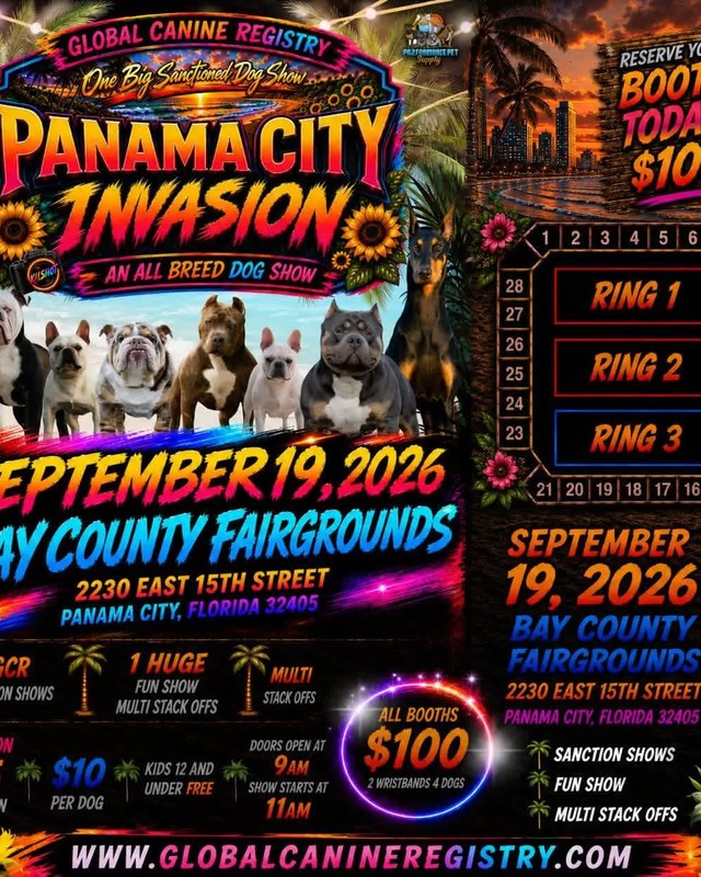 Image for Global Canine Registry – Panama City Invasion