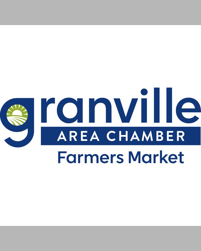 Granville Area Chamber Farmers Market logo on a white background.