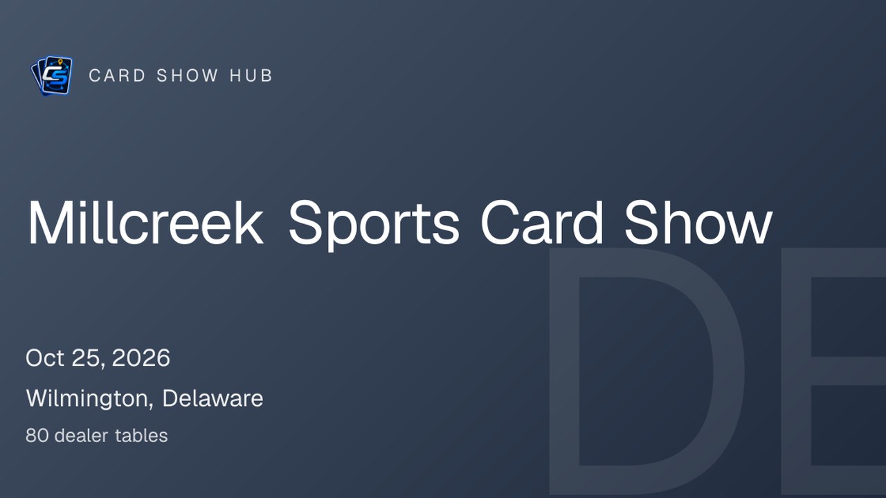 Image for 2026 Millcreek Fall Sports Card and Collectible Show