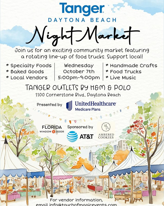 Image for Tanger Outlets Daytona Night Market presented by UnitedHealthcare
