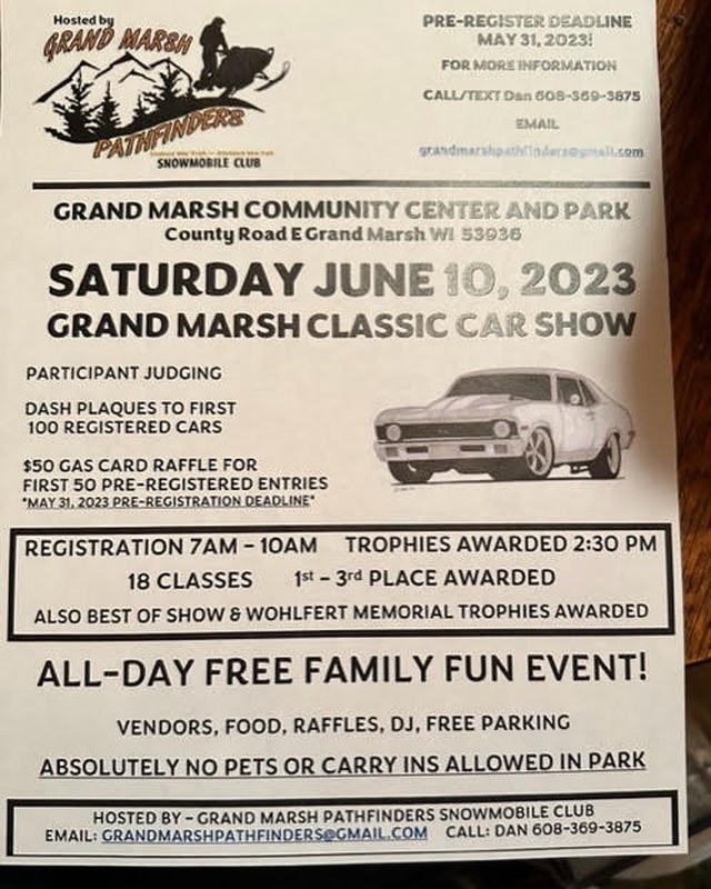 Image for Grand Marsh Classic Car Show