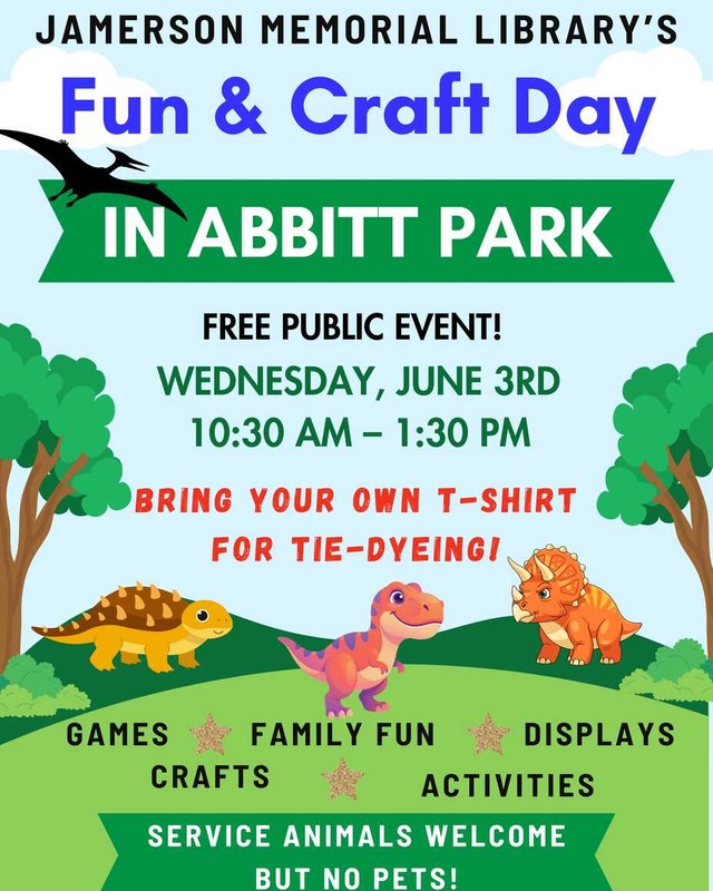 Image for Fun & Craft Day in Abbitt Park