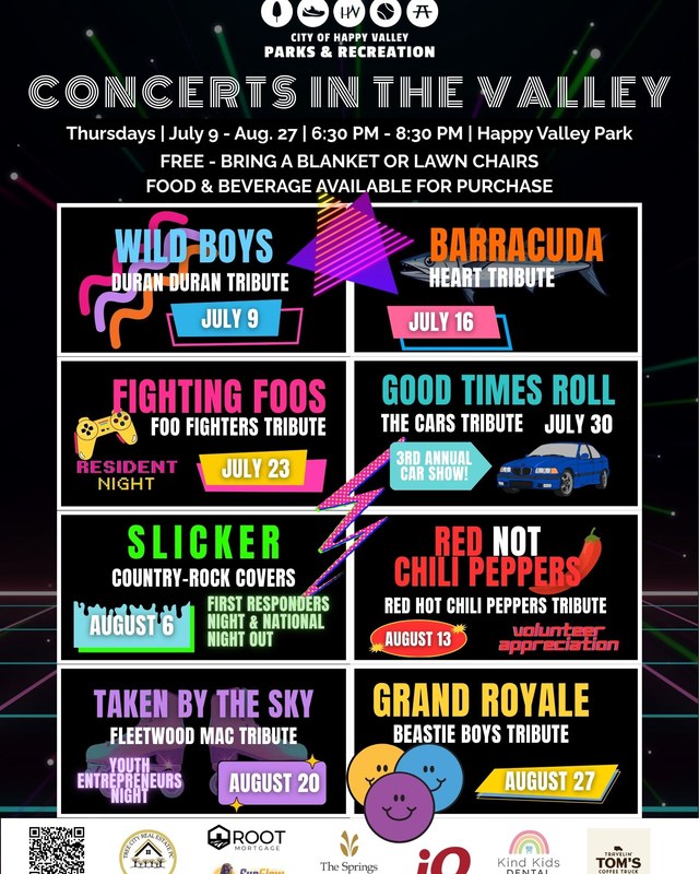 Image for Concerts in the Valley