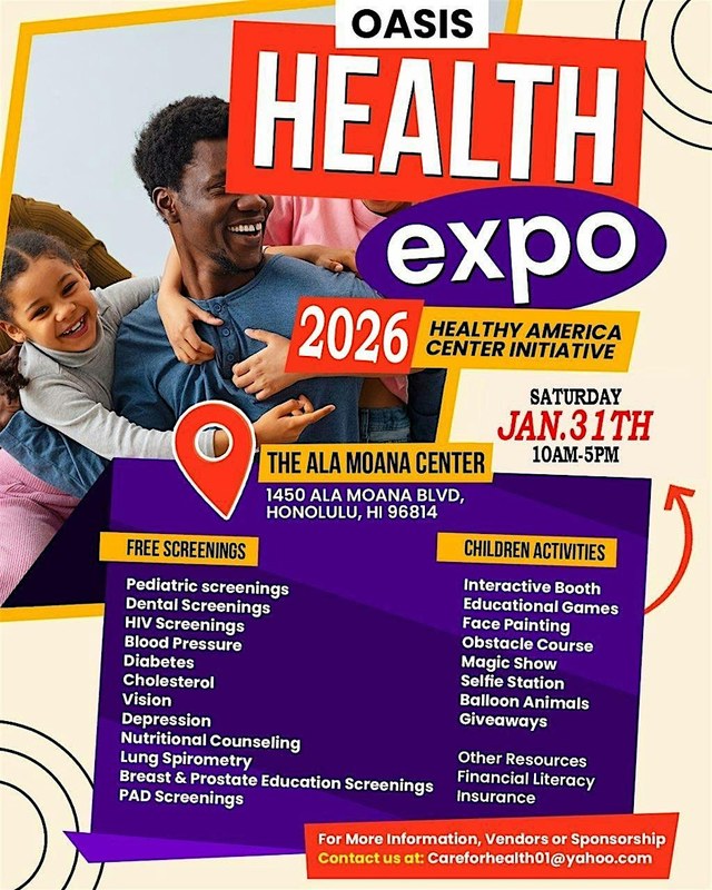 Image for Oasis Health Expo 2026 Honolulu