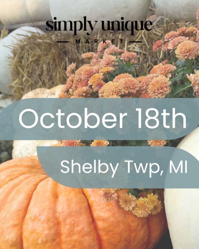Image for Simply Unique Market - Shelby Twp Day Market (October 18, 2026)