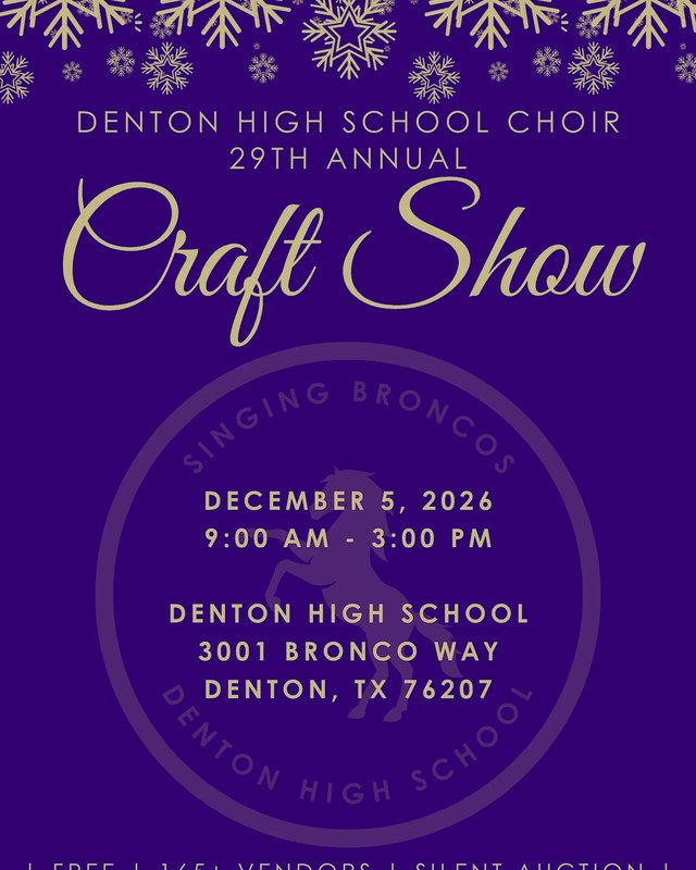Image for 2026 Denton High School Choir Craft Show