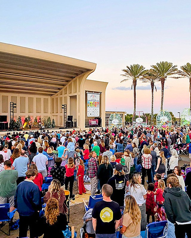 Image for Jacksonville Beach Deck The Chairs Sunday Christmas Market
