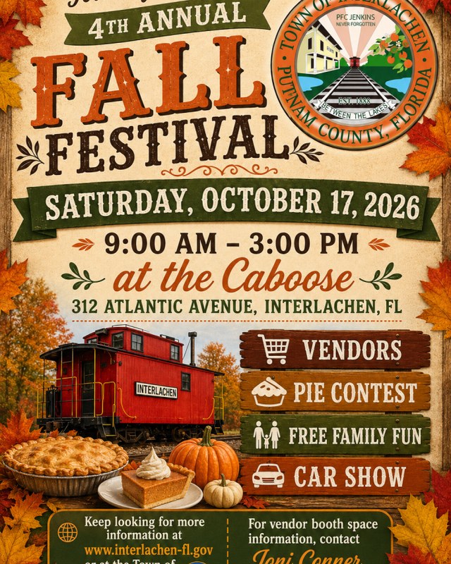 Image for Town of Interlachen's 4th Annual Fall Festival