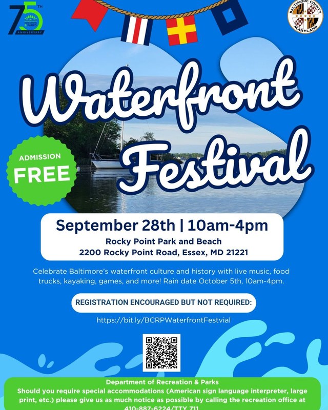 Image for Waterfront Festival at Rocky Point Park and Beach