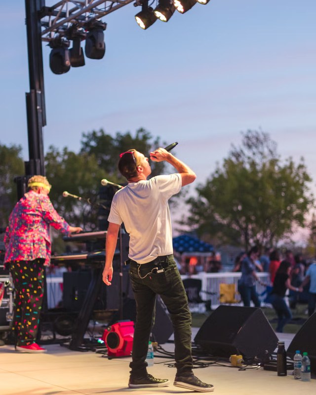 Image for Live on the Lawn Outdoor Concert Series - Neon Nights with Max Headroom