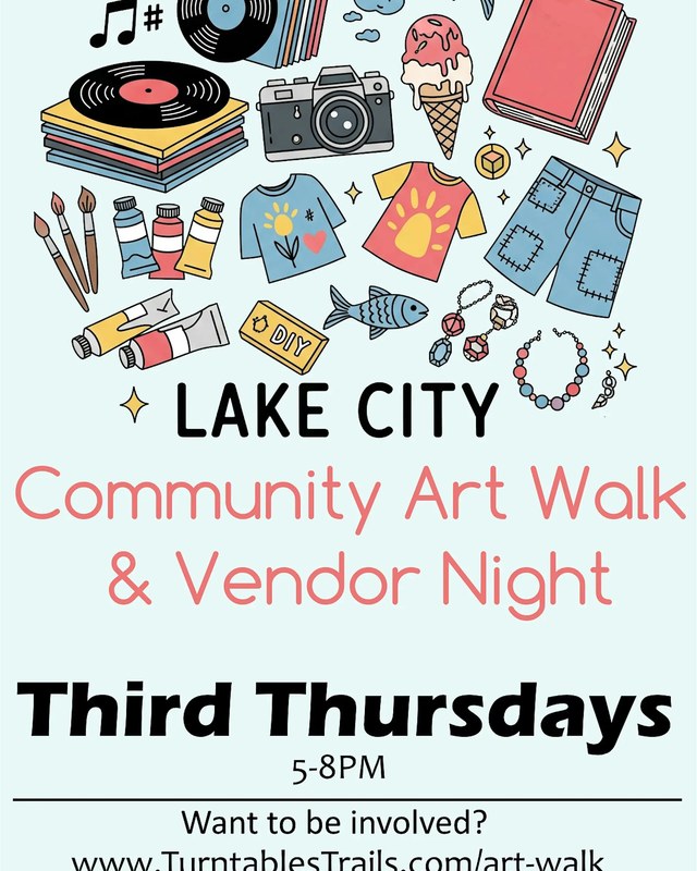 Image for Lake City Community Art Walk & Vendor Night