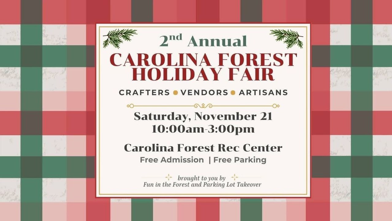 Image for 2nd Annual Carolina Forest Holiday Fair - Crafters, Vendors & Artisans