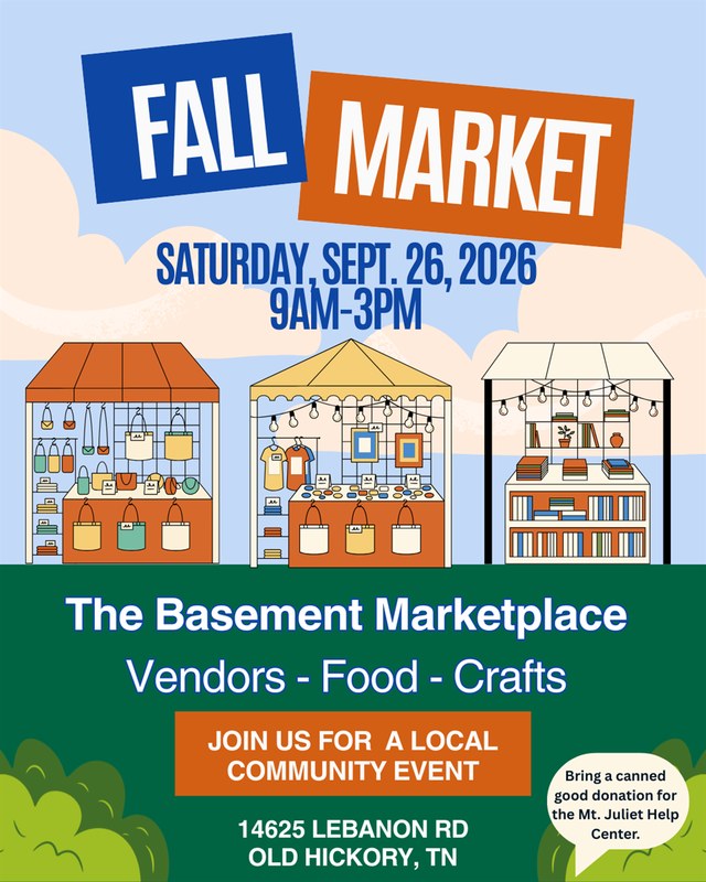 Image for Fall Pop-Up Market at The Basement Marketplace