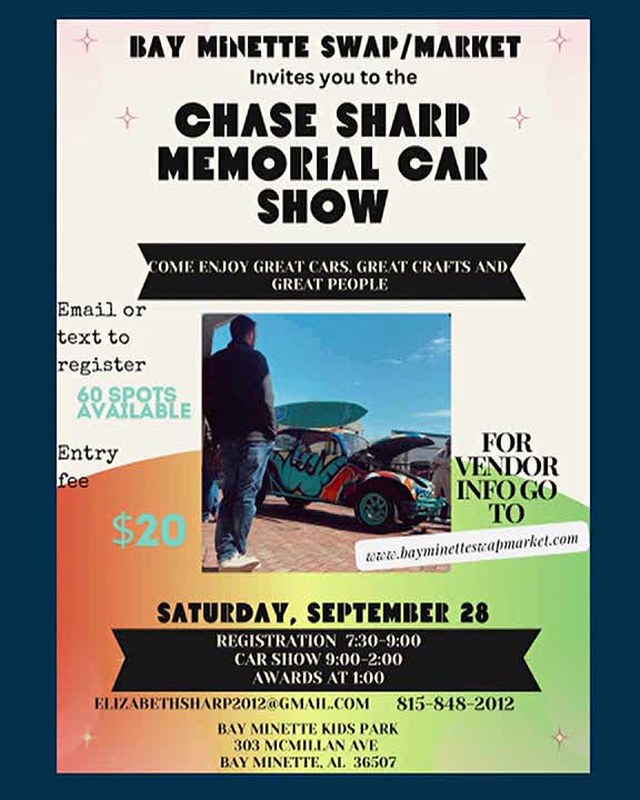 Image for Chase Sharp Memorial Car Show