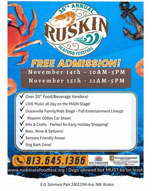 Image for 36th Annual Ruskin Seafood Festival