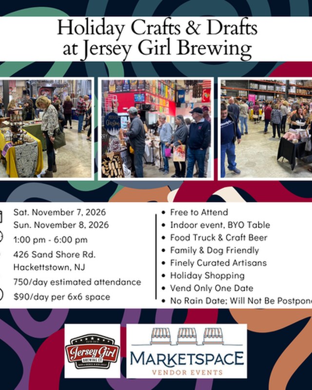 Image for Holiday Crafts and Drafts at Jersey Girl Brewing