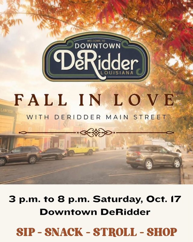 Image for Fall In Love With DeRidder Main Street