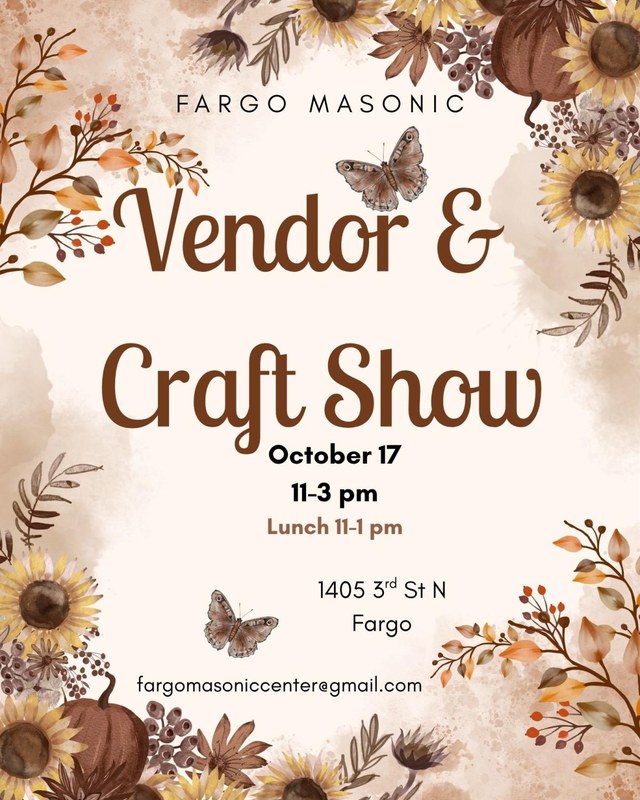 Image for Fargo Masonic Vendor & Craft Show