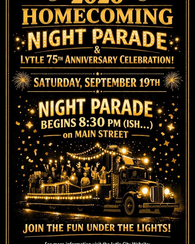 Image for Lytle 75th Anniversary Night Parade & Block Party