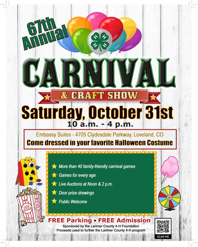 Image for 67th Annual Larimer County 4-H Carnival & Craft Show