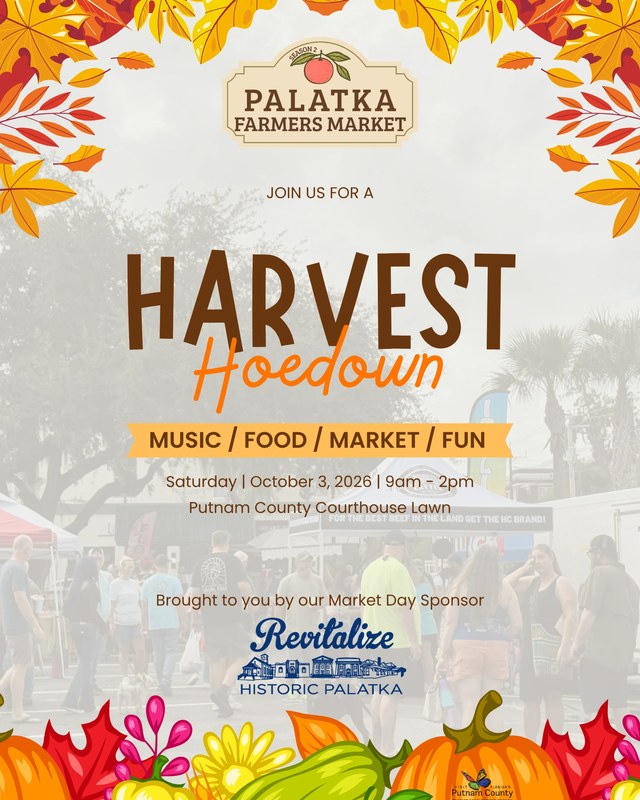 Image for Palatka Farmers Market - Harvest Hoedown