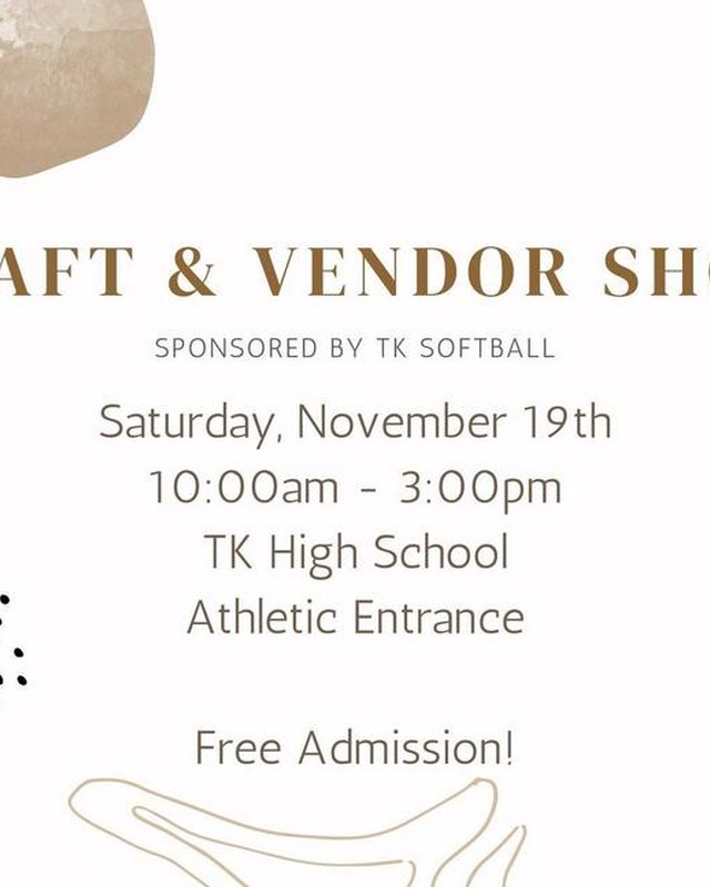 Image for Craft & Vendor Show at Thornapple-Kellogg Schools