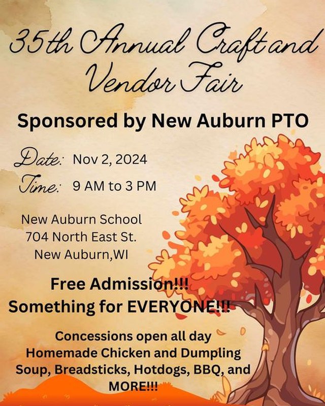 Image for New Auburn PTO Craft and Vendor Fair
