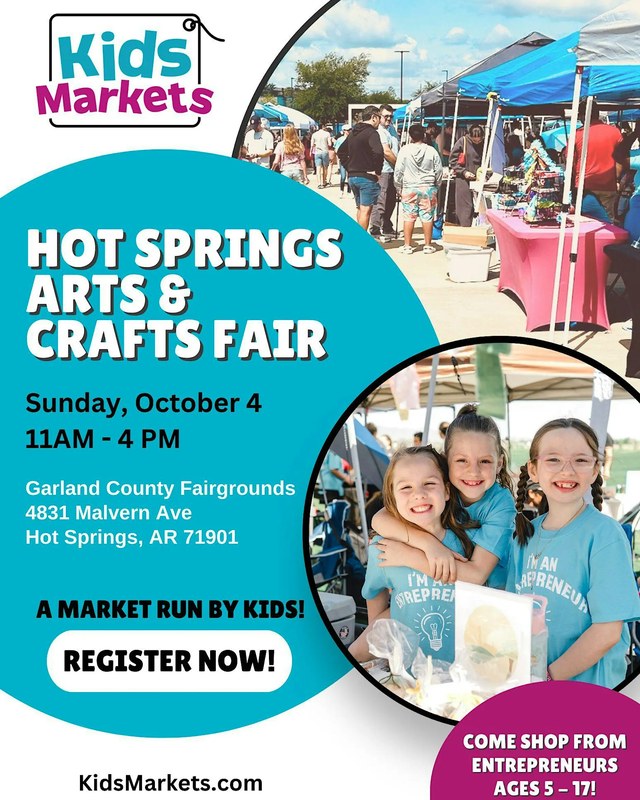 Image for Kids Market at Hot Springs Arts & Crafts Fair