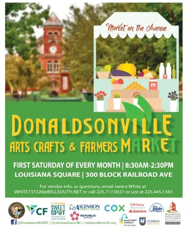 Image for Donaldsonville Arts, Crafts, Farmer's Market