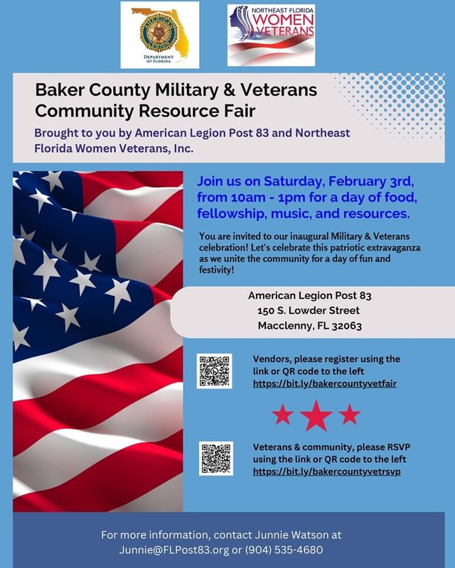 Image for Baker County Military & Veterans Community Resource Fair