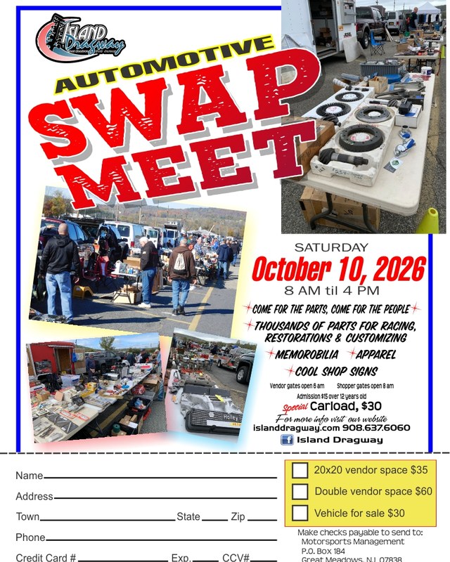 Image for Fall Swap Meet - 2026 (Island Dragway)