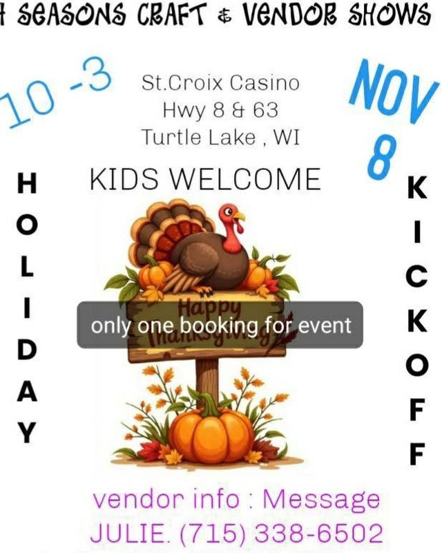 Image for St. Croix Casino Craft & Vendor Show